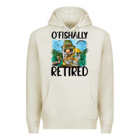 Oatmeal Heather o' fishally retired Premium Hoodie - BarkalooDesign