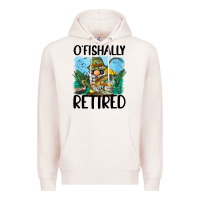 Pale Pink o' fishally retired Premium Hoodie - BarkalooDesign