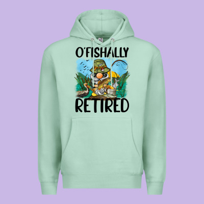 O' Fishally Retired Premium Hoodie Designed By Barkaloodesign