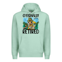 Seafoam o' fishally retired Premium Hoodie - BarkalooDesign