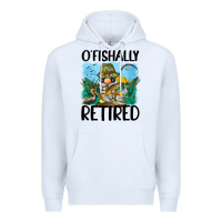 White o' fishally retired Premium Hoodie - BarkalooDesign