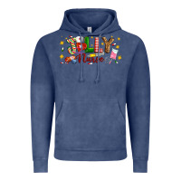 Vintage Denim Christmas jolly nurse Vintage Hoodie - Artiststas