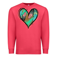 Cardinal Feather Heart Premium Sweatshirt - Jasminsmagicworld