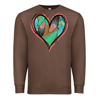 Chestnut Feather Heart Premium Sweatshirt - Jasminsmagicworld