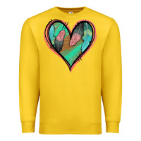 Lemon Feather Heart Premium Sweatshirt - Jasminsmagicworld