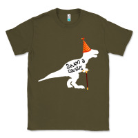 Army Green Seven a Saurus Classic Tee - Bettercallsaul