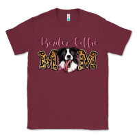 Burgundy Border Collie Mom Classic Tee - Jasminsmagicworld