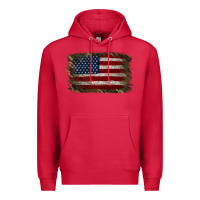 Cardinal Camouflage Usa Flag Background Premium Hoodie - Jasminsmagicworld