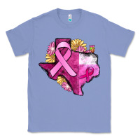Colony Blue Texas Cancer Awareness map Classic Tee - FaDigitalArtStudio