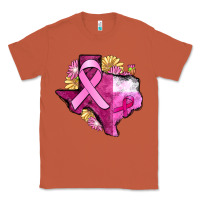 Copper Texas Cancer Awareness map Classic Tee - FaDigitalArtStudio