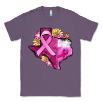 Lavender Texas Cancer Awareness map Classic Tee - FaDigitalArtStudio