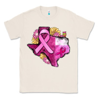Natural Texas Cancer Awareness map Classic Tee - FaDigitalArtStudio