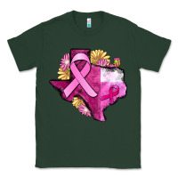 Sports Green Texas Cancer Awareness map Classic Tee - FaDigitalArtStudio