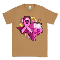 Toasted Coconut Texas Cancer Awareness map Classic Tee - FaDigitalArtStudio