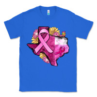 True Royal Texas Cancer Awareness map Classic Tee - FaDigitalArtStudio