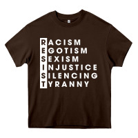 Resist   Political Resistance Heavy Core Tee | Teevron