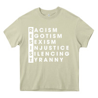 Mossy resist   political resistance Heavy Core Tee - baoMotion