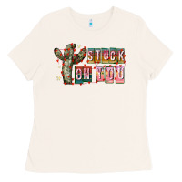 Bone Stuck on You Ladies Tee - CowhideDigitalArt