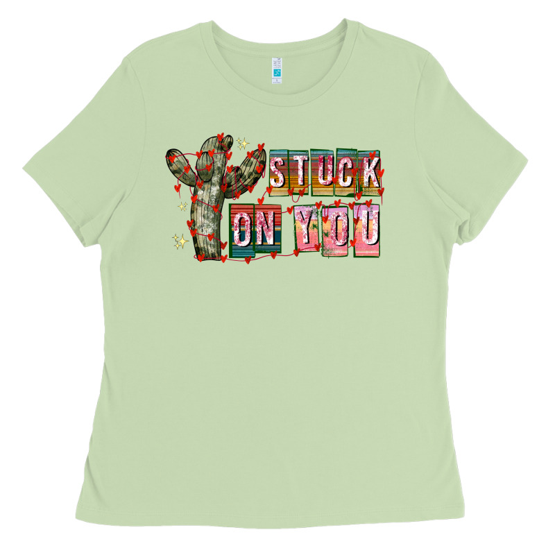 Stuck On You Ladies Tee by CowhideDigitalArt | Teevron