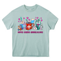 Arona Coffee Nurse Repeat Nurse Coffee Cups Heavy Core Tee - FaDigitalArtStudio