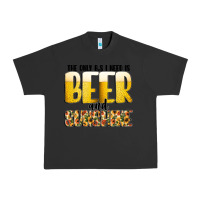 Pigment Black The Only c B s I NeedIs Beer And Sunshine Urban Heavy Tee - CowhideDigitalArt