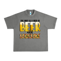 Tornado The Only c B s I NeedIs Beer And Sunshine Urban Heavy Tee - CowhideDigitalArt