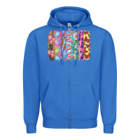 True Royal Easter Brushstrokes Zipper Hoodie - RanaPortraitStore