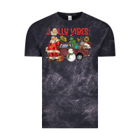 Cloud Black Jolly Vibes Vintage Tee - CowhideDigitalArt
