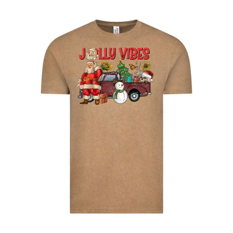 Jolly Vibes Vintage Tee by CowhideDigitalArt | Teevron