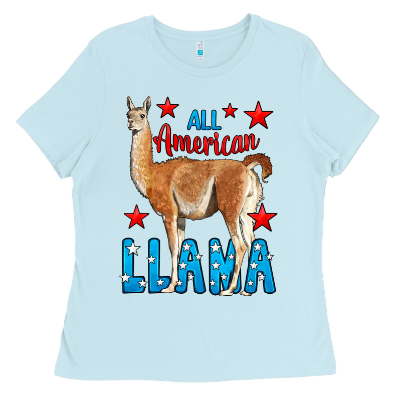 All American Lama Ladies Tee by LillyAllenDesigns | Teevron