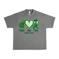 Tornado Peace Love Cure Liver Cancer Urban Heavy Tee - Jasminsmagicworld