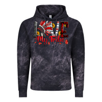 Cloud Black red black grey white love my tribe indian headdres Vintage Hoodie - Artiststas