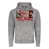 Cloud Rock red black grey white love my tribe indian headdres Vintage Hoodie - Artiststas