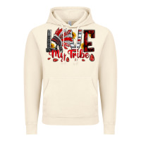 Vintage Artic red black grey white love my tribe indian headdres Vintage Hoodie - Artiststas