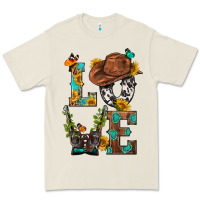 Bone Western Love with Gun Premium Tee - BundleAndBundleShop