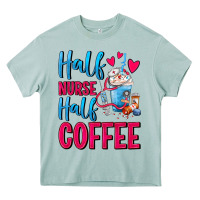 Arona Half Nurse Half Coffee Heavy Core Tee - FaDigitalArtStudio