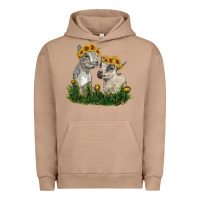 Pigment Burro baby goats Urban Hoodie - RanaPortraitStore