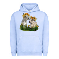 Pigment Grape Ice baby goats Urban Hoodie - RanaPortraitStore