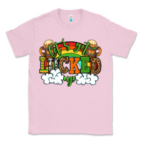 Bubblegum Pink Let's get lucked up St. Patrick's Day Classic Tee - OliviaCreatesArt