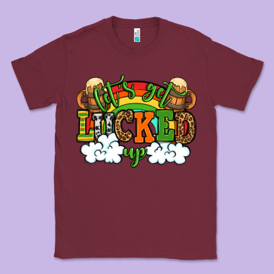 Let's Get Lucked Up St. Patrick's Day Classic Tee Designed By Oliviacreatesart