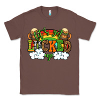 Chestnut Let's get lucked up St. Patrick's Day Classic Tee - OliviaCreatesArt