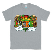 Heather Grey Let's get lucked up St. Patrick's Day Classic Tee - OliviaCreatesArt