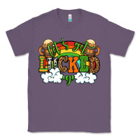 Lavender Let's get lucked up St. Patrick's Day Classic Tee - OliviaCreatesArt