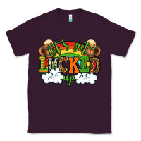 Plum Let's get lucked up St. Patrick's Day Classic Tee - OliviaCreatesArt