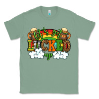 Sage Let's get lucked up St. Patrick's Day Classic Tee - OliviaCreatesArt