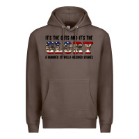 Coffee veteran glory Premium Hoodie - BarkalooDesign