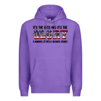 Purple veteran glory Premium Hoodie - BarkalooDesign