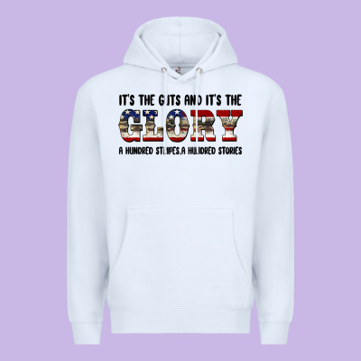 Veteran Glory Premium Hoodie Designed By Barkaloodesign