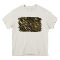 Cream Camouflage Background Heavy Core Tee - Jasminsmagicworld