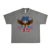 Tornado America eagle Urban Heavy Tee - CowhideDigitalArt